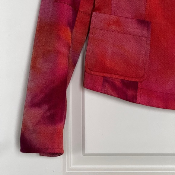 Akris Punto Multi Color Button Front Jacket - Fabulous - Size M - US 8 - Picture 7 of 10